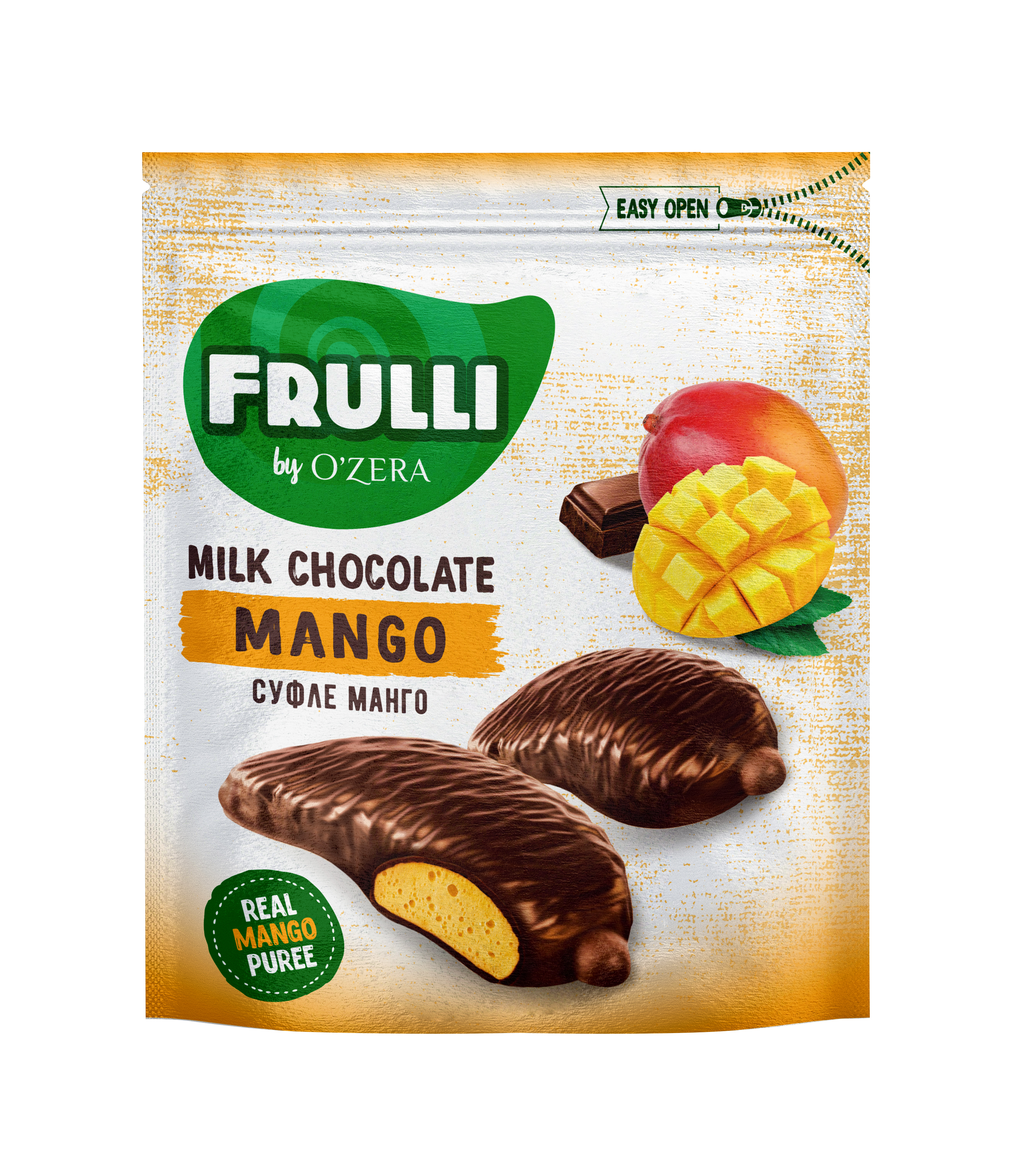 «Ozera», конфеты Frulli суфле манго в шоколаде, 125 г